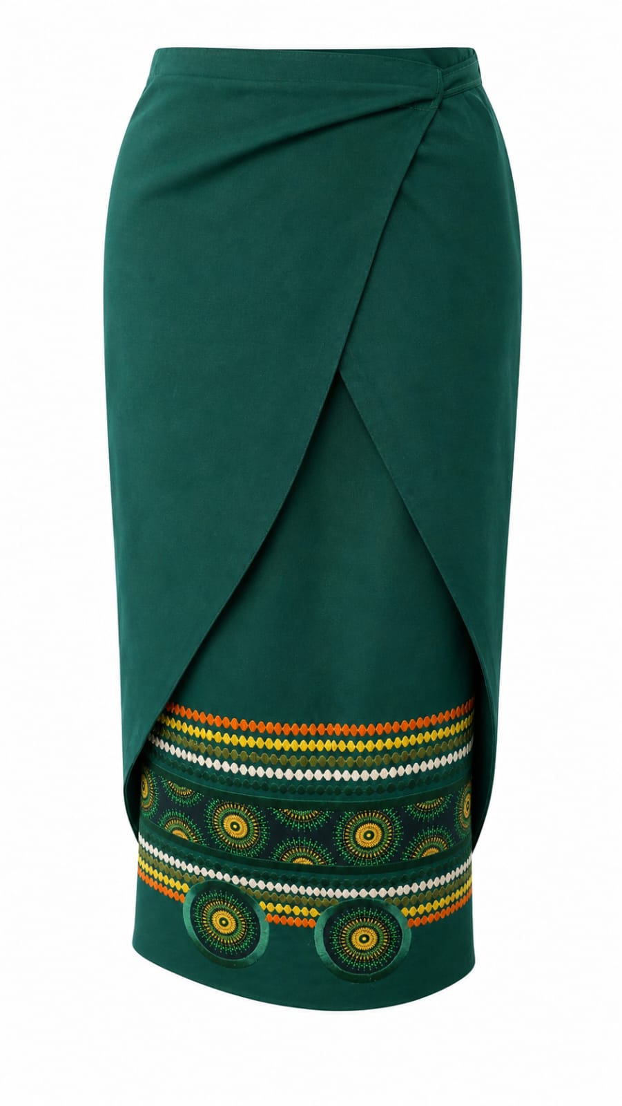 D.T 4pc Shweshwe Nyebelese Dress- green/white