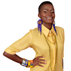 Zulu Open Multi-colour Bangles