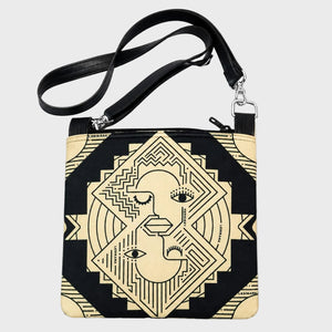 Africa Face Eco-Felt Sling Bag
