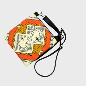 Africa Face Eco-Felt Sling Bag