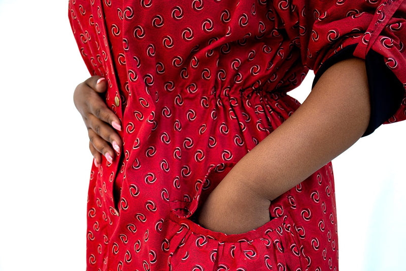 Shweshwe Drawcord Jacket