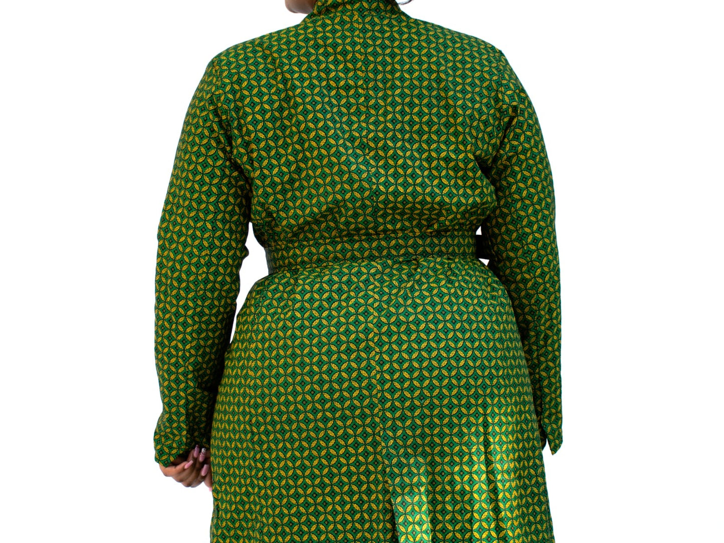 Shweshwe long coat dresses