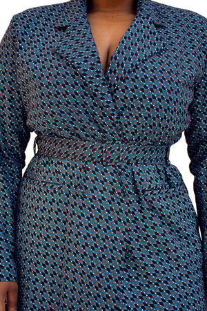 Shweshwe long coat dresses