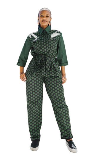 Shwe Coverall  Short-Sleeve Jumpsuit