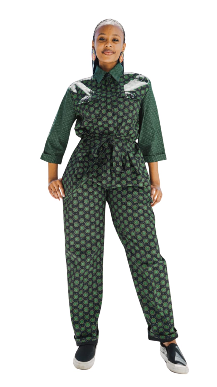 Shwe Coverall  Short-Sleeve Jumpsuit