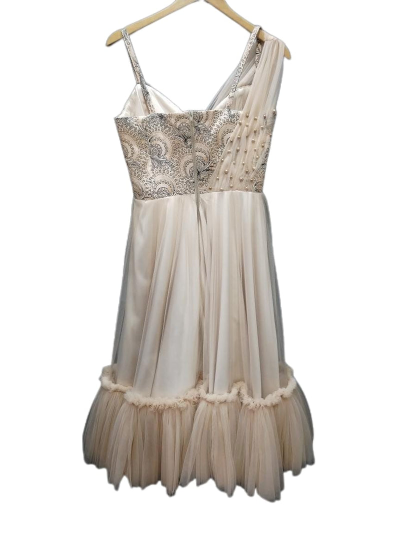 D.T Cream Dress