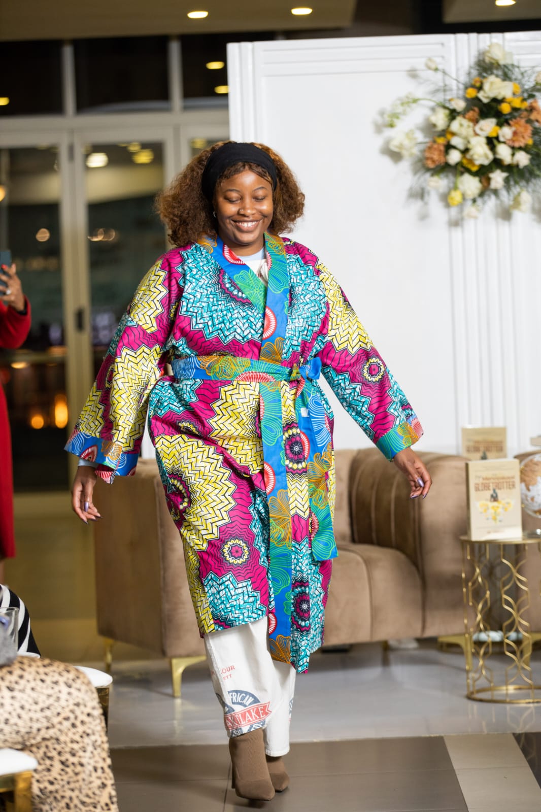 Ankara long kimono