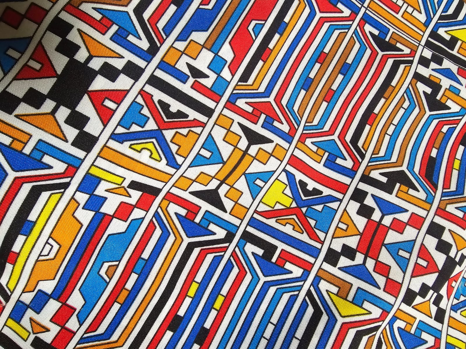 Ndebele Long Pleated Skirts- multicolor