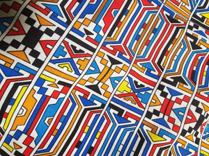 Ndebele Long Pleated Skirts- multicolor