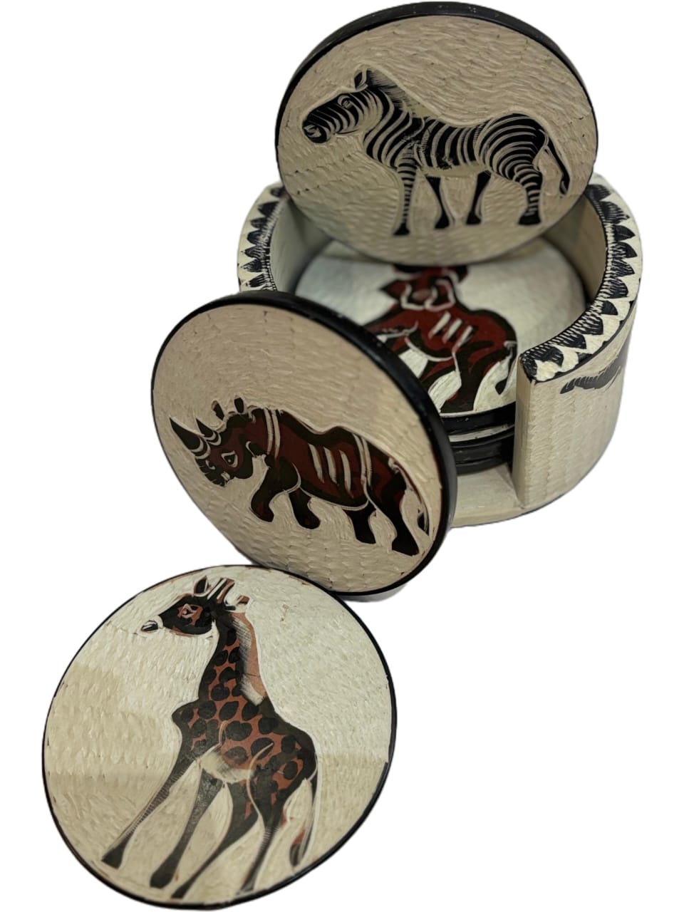 Colored Ceramic Coasters