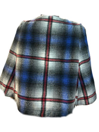 Tswana Short Poncho with Sleeves