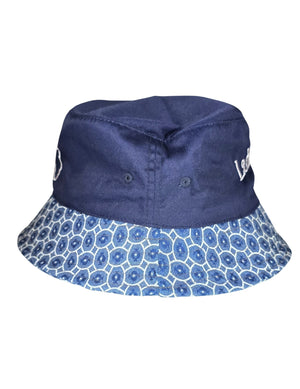 Africa Map Bucket Hat with Shwe Trim