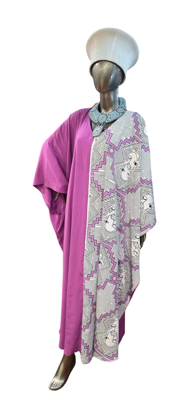 Africa Face Flared Dress