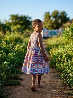 Kiddies Dress with Belt