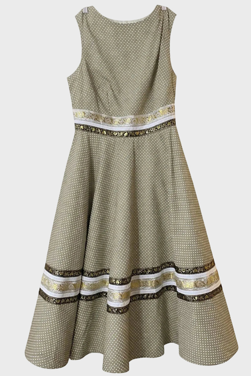 Polka Dot Sleeveless Dress