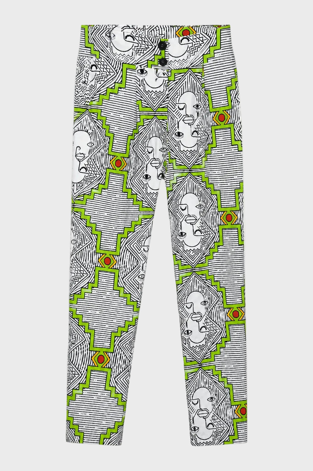 Africa Face Slim Fit Pants