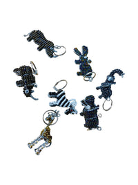 Beaded Animal Keyrings