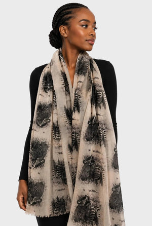Animal Print Light Scarf