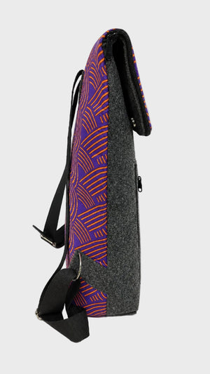 Ankara Eco-Felt - Large Backpack