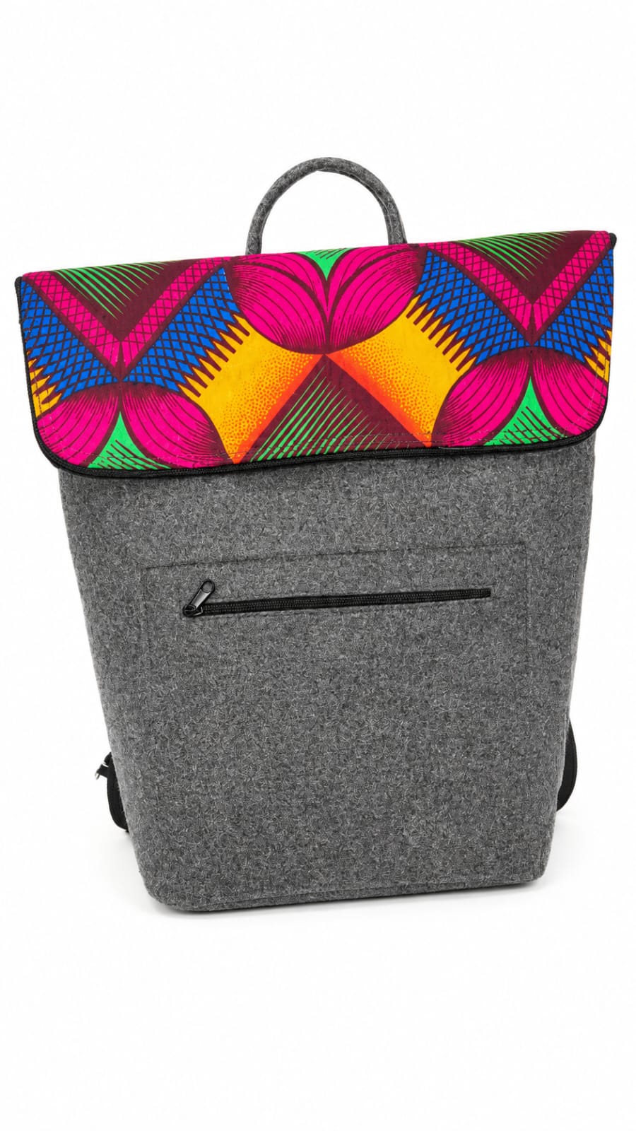 Ankara Eco-Felt - Large Backpack