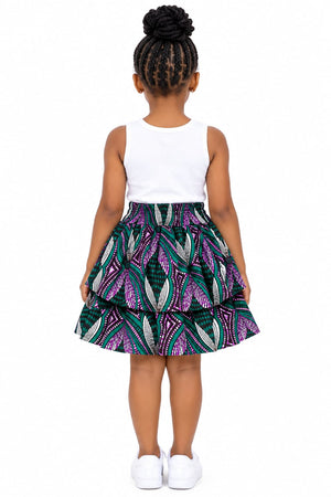 Ankara Kiddies Peplum Skirt