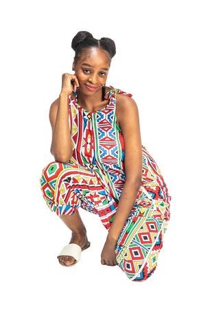 REE - Sleeveless Harem Jumpsuit