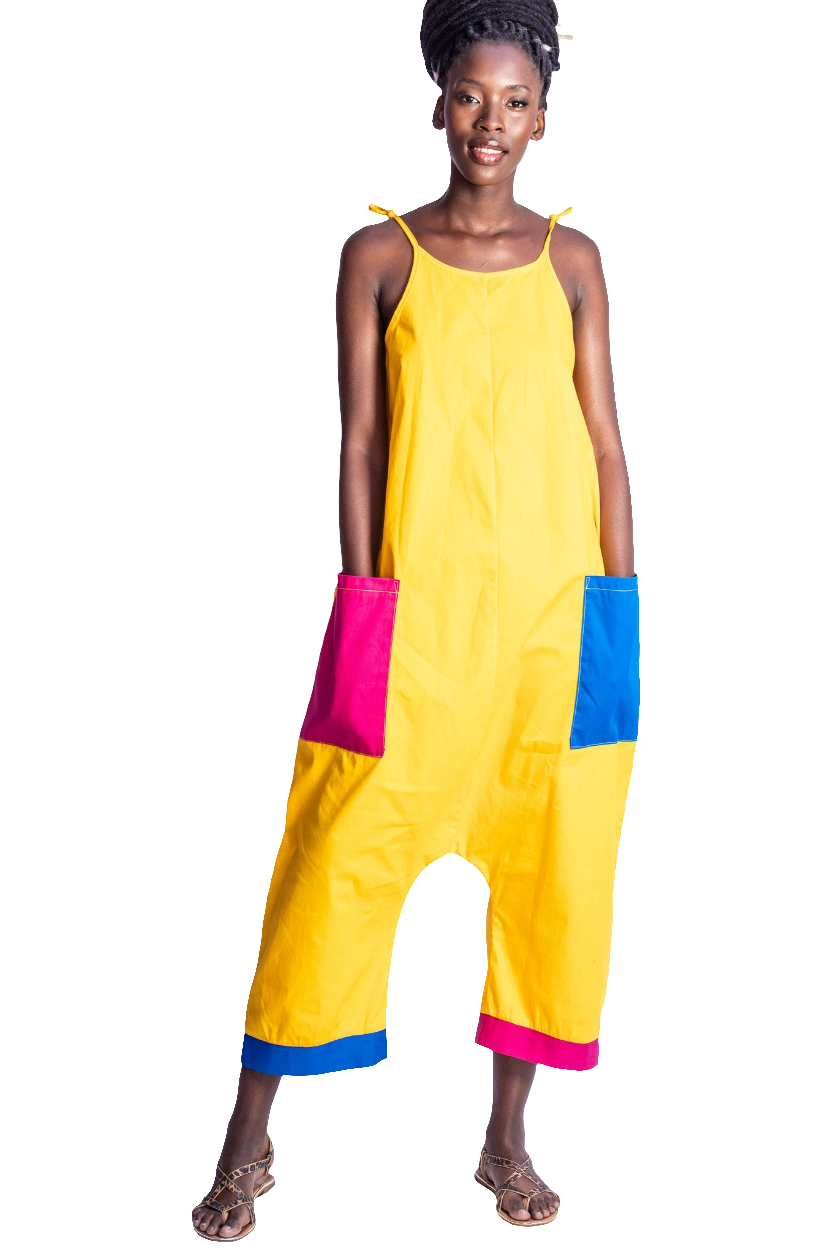 REE - Sleeveless Harem Jumpsuit