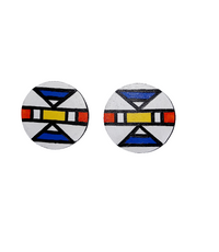 Ndebele wooden earrings