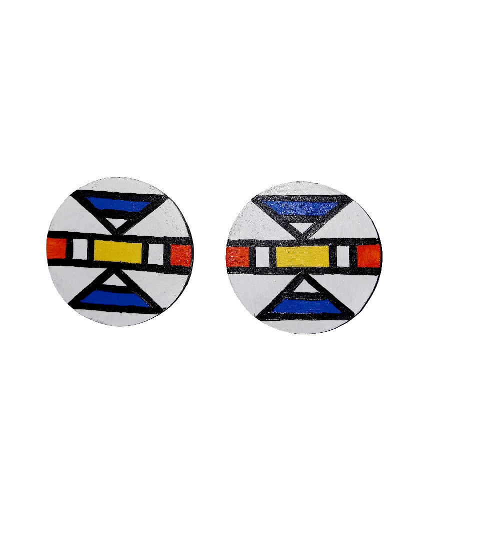 Ndebele Wooden Earrings