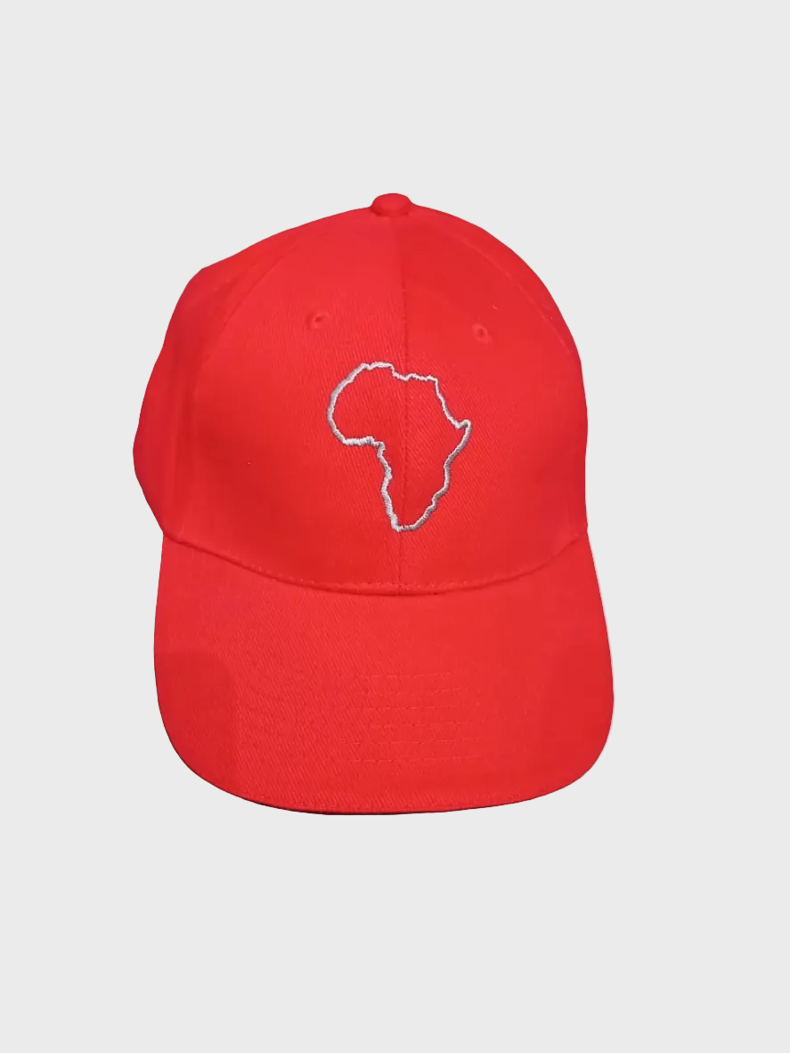 Africa Map Baseball Cap