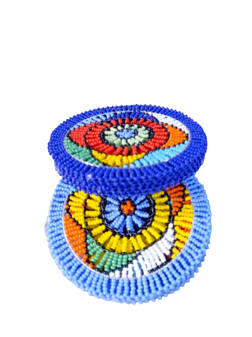 Beaded coaster