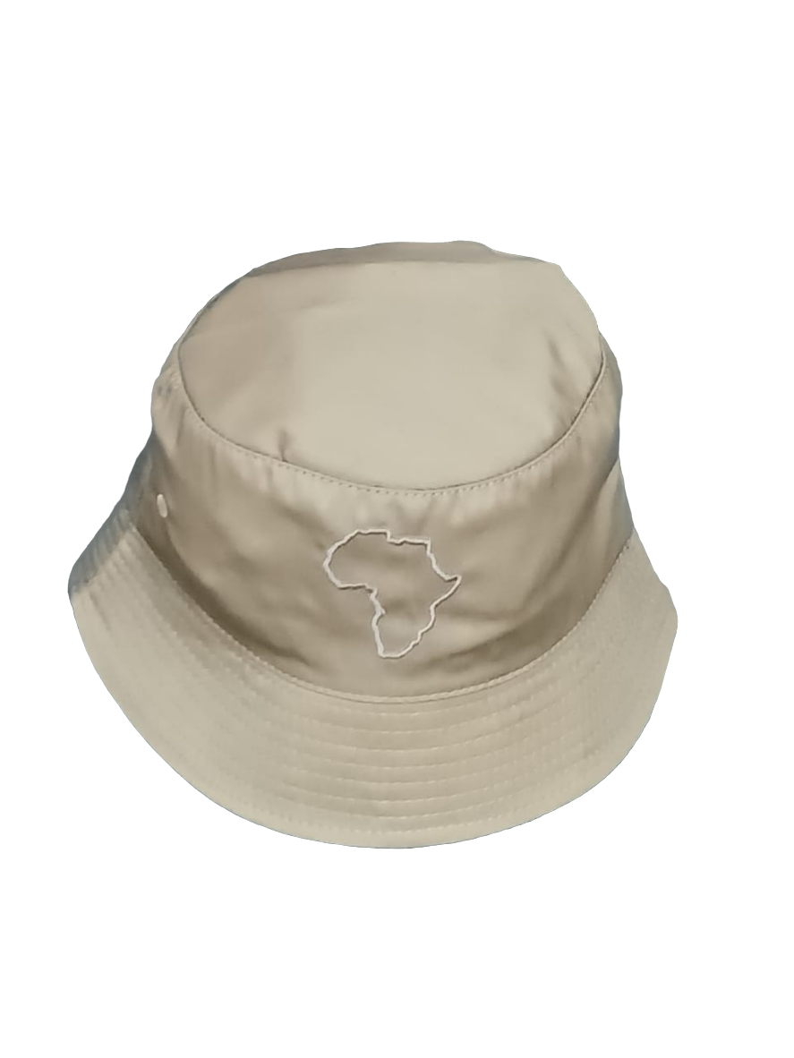 Bucket hats with Africa map