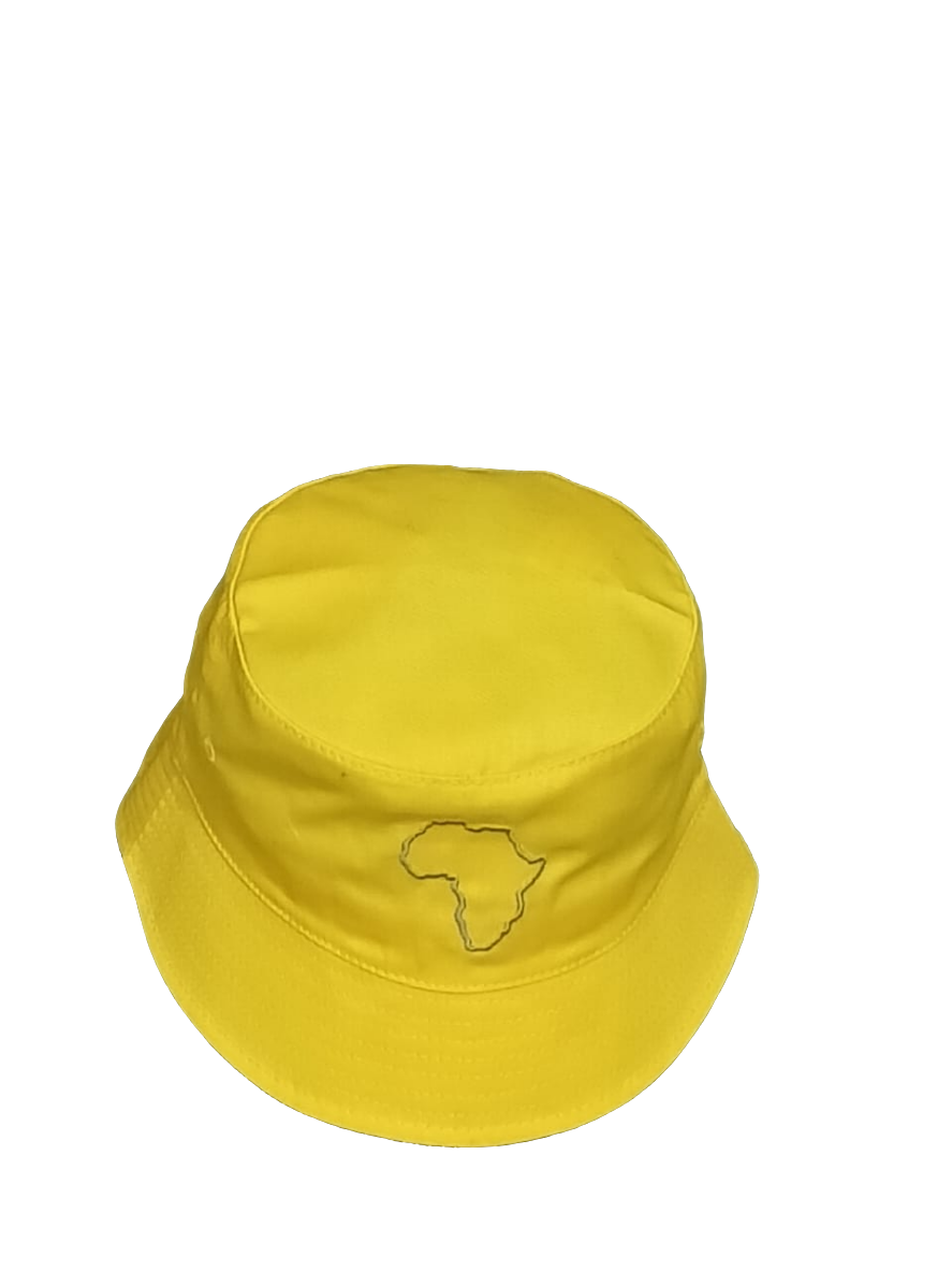 Bucket hats with Africa map