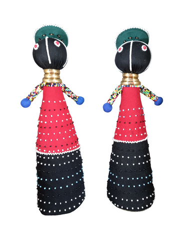 Ndebele big beaded dolls