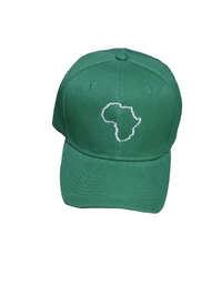 Baseball caps with Africa map