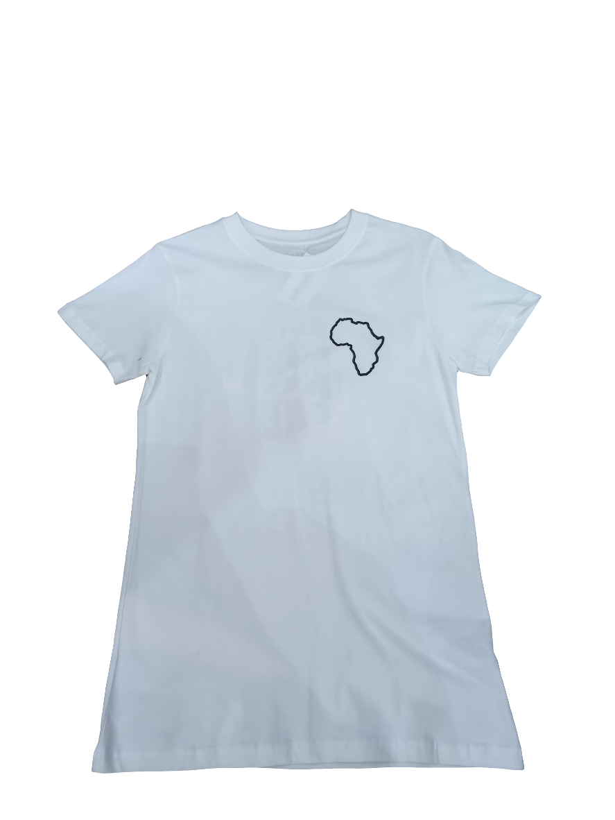 Africa border map t-shirt