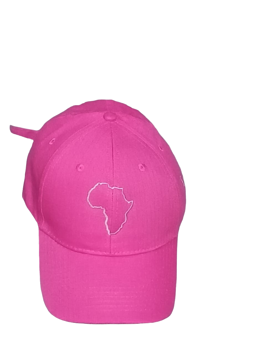 Baseball caps with Africa map