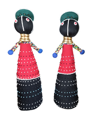 Ndebele big beaded dolls