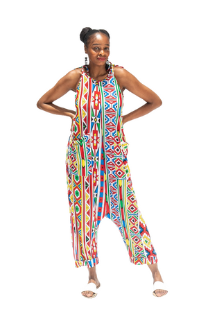 REE - Sleeveless Harem Jumpsuit