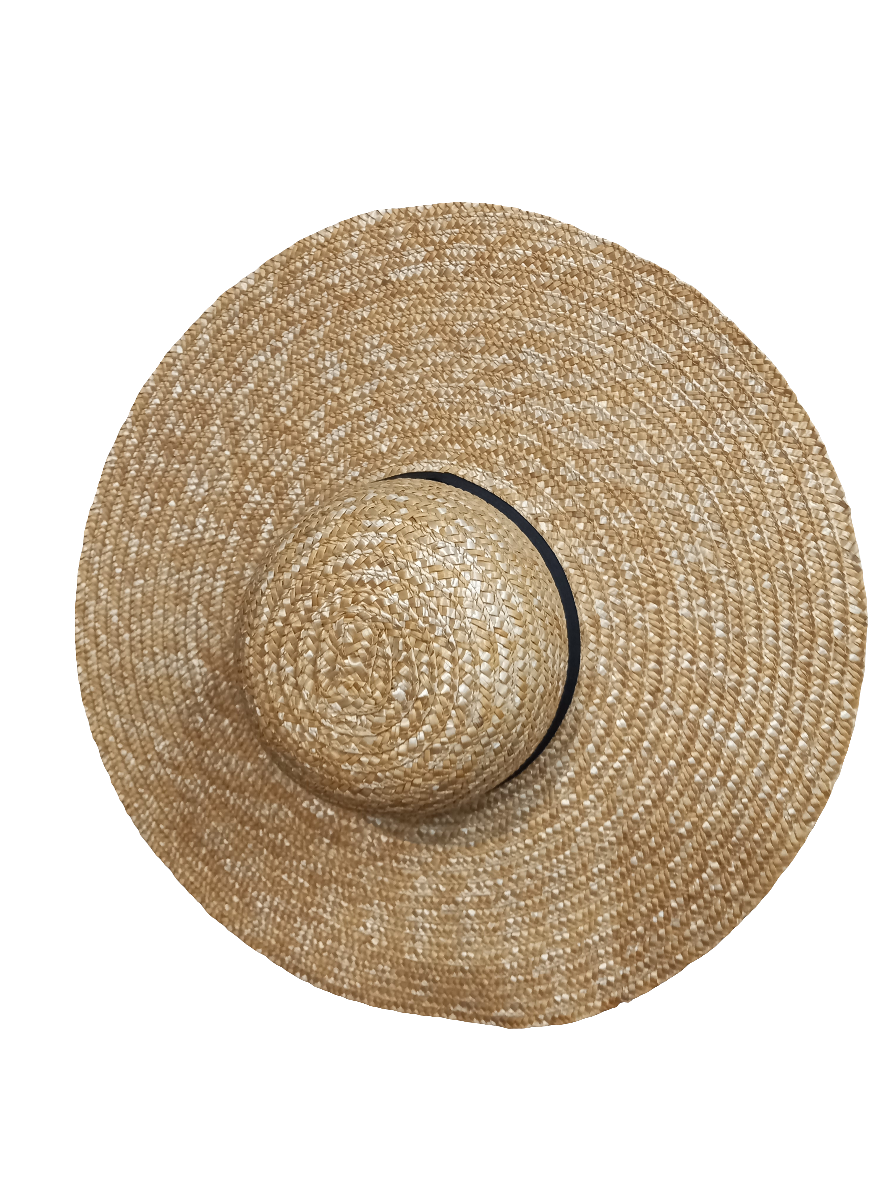 Wide brim sun straw hat