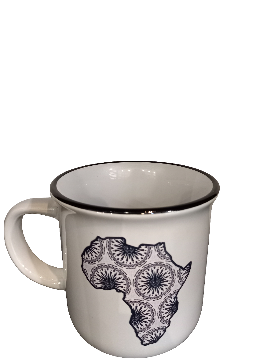 Africa map mugs