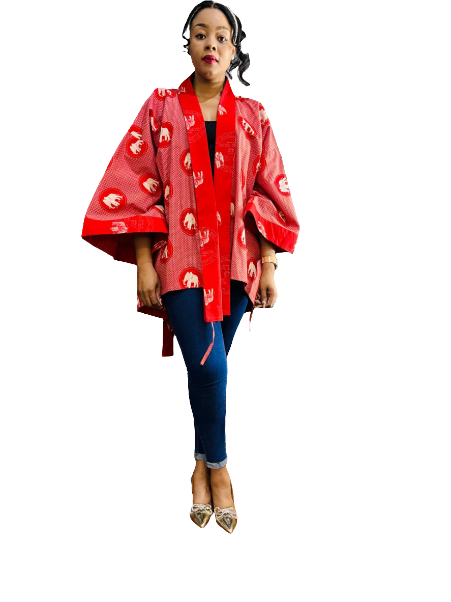 Shwe short kimono