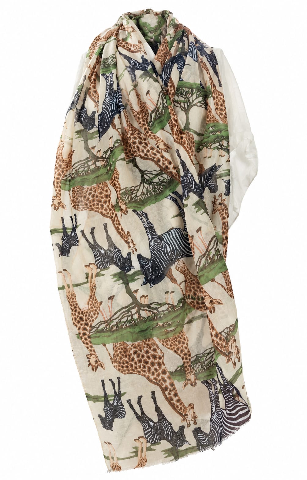 Animal Print Light Scarf