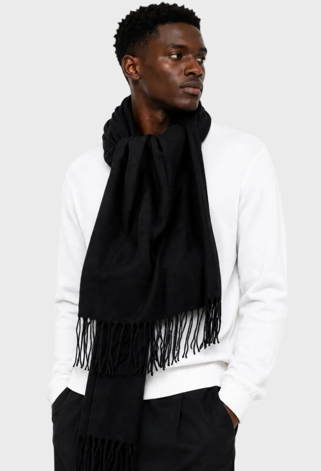 Black Winter Scarf
