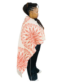 Babina Noko Baby Coral Shawl Poncho