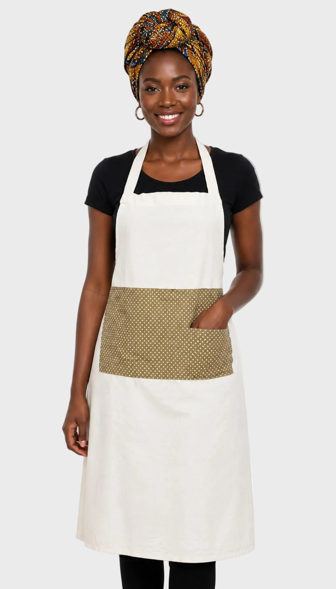 Apron With Shweshwe Print