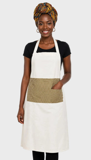 Apron With Shweshwe Print