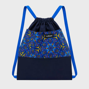Drawstring bag with Shwe Pocket