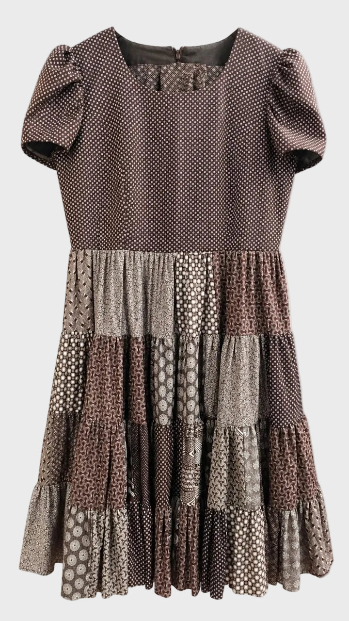 Shwe Patchwork Dress 40-46