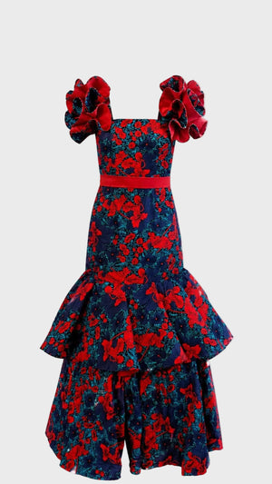 DT Ankara Long Dress